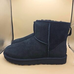 UGG Black Suede Ankle Boots